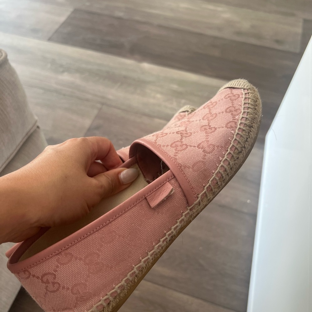 Gucci Soft Pink Espadrilles